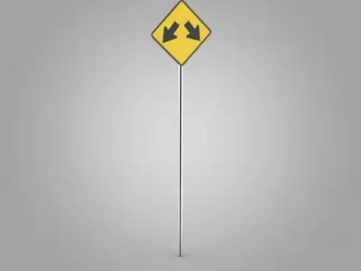 38 Street Signs 3D model