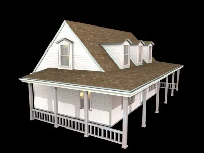 house  Low-poly 3D model