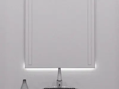 Illuminated Mirror 24 3D model