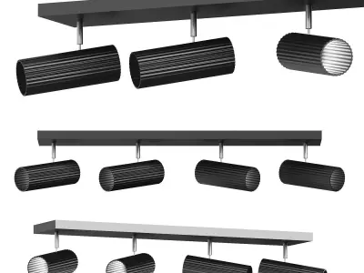  Semi Flush Spotlight 3D model