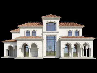 Mediterranean Villa Design 016 3D model