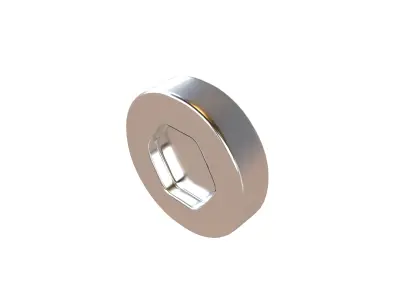 Screw v9 002 Low-poly 3D model