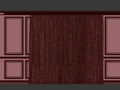 Curtain Set 196 3D model