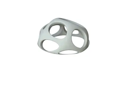 SciFi Cube Object No 54826 Low Poly Shape Low-poly 3D model