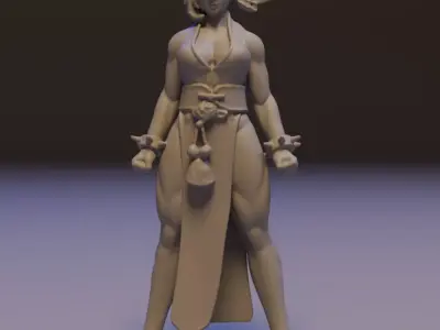 Chun-Li 3D print model