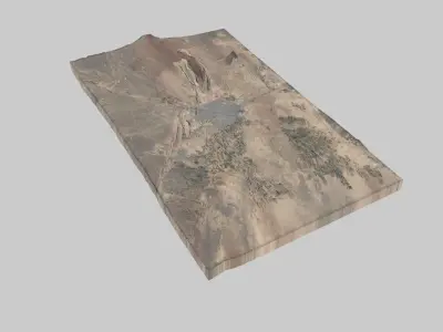 Qom City Low-poly 3D model