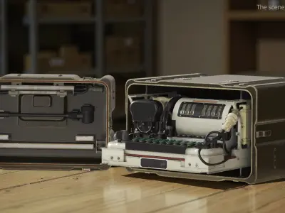  Vintage Cold War Era Rotor Encryptor 