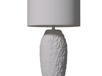 ROHLD Rustic Aged Provence Country Nightstand Table Lamp 3D model