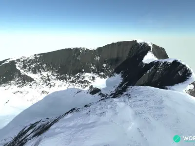 Snow Mountain 03 3D model
