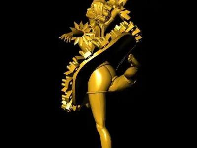 Dancing girl-1 Artwork-73 3D print model