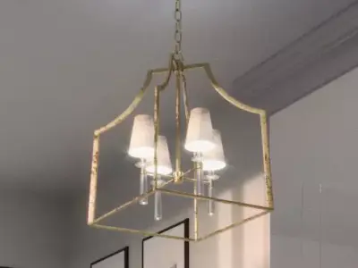 union lighting pendant latern 3D model