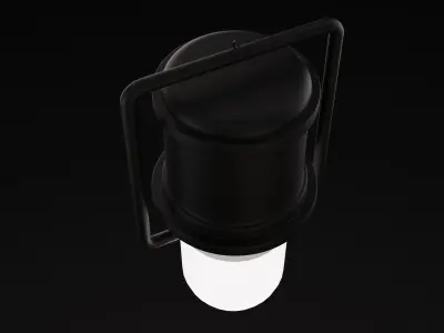 Classical interior and exterior street light and garden light Low-poly 3D model