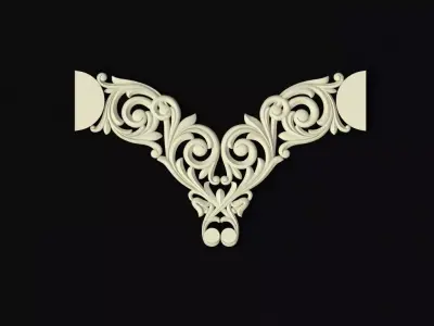 dekor ornament 3D model 77