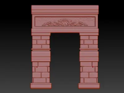 Arch Gate 3D model