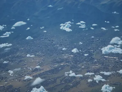 Almaty Kazakhstan City Landscape 3D Model 3D model