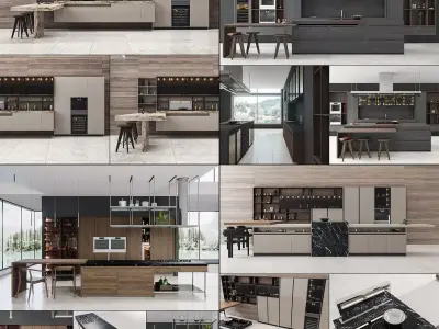 Kitchen collection 50  3D Model Pack