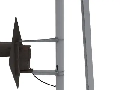 Train Traffic Light 19 3D model