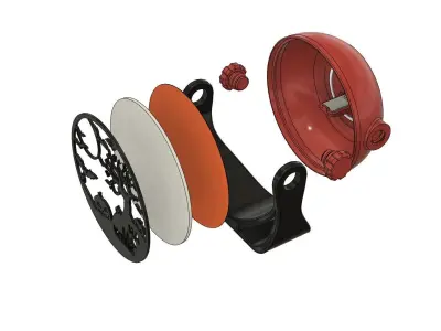 Halloween lamp 3D print model