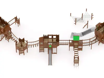 Lappset Castle Maximus 3D model