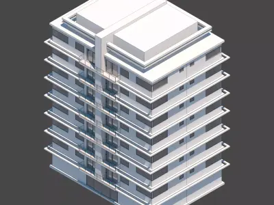 Archviz - Surrounding Composition 02 3D model
