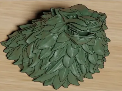 house stark knob 3D print model