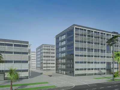 Park Avenue set I 3D model