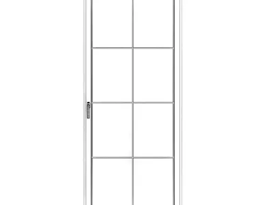 Wooden Window 12 3D model