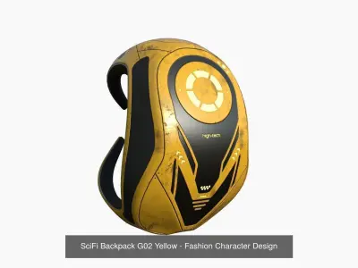 10 SciFi Backpack G Collection - Fashion Character Design