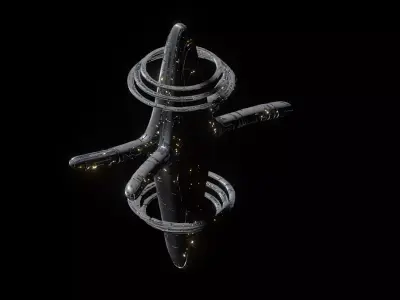 Alien Spacebase 3D model