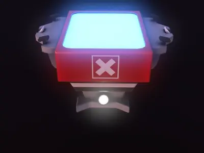 Stylize Desk Game Ready Low-poly 3D model