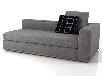P S S sectional sofa 3D model