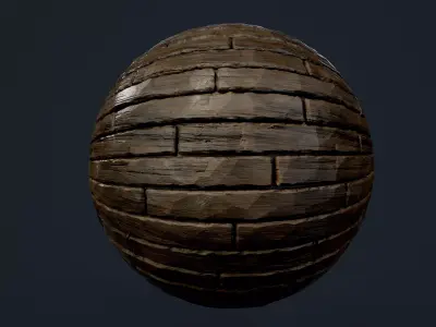 Wood Flooring Seamless PBR Texture Texture