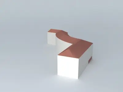 Building the door of Paris Free 3D model