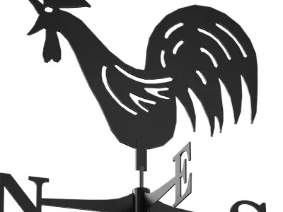 Weathervane Rooster 3D model