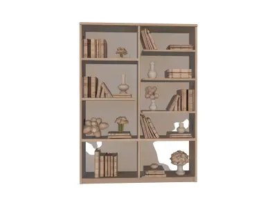 BOOKSHELF 3D model