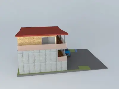 House exterior design  NEG Free 3D model