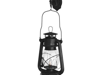 Retro Lantern 3D model
