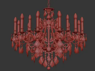  Chandelier  Opera E 1 1 18 600 A 3D model