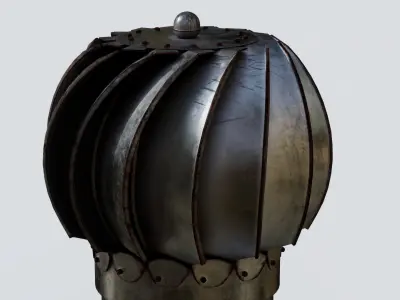 Roof Vent 06 Low-poly 3D model