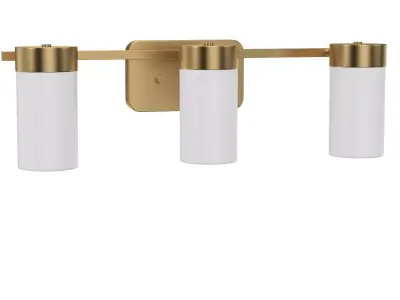 Progress Lighting Elevate Collection 3light Bathroom Vanity 3D model