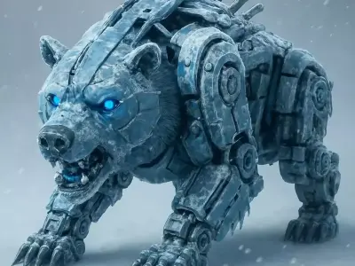 Cyber Beasts - Futuristic Fantasy Creature Collection 3D Model Pack