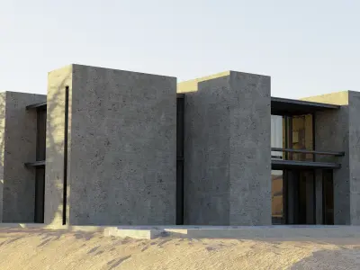 CGI remake of existing house 3D model