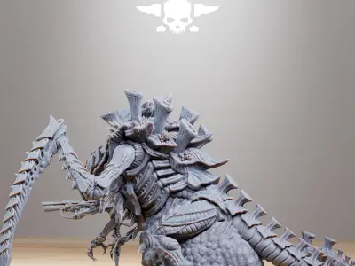 Xenarid Queen 3D print model