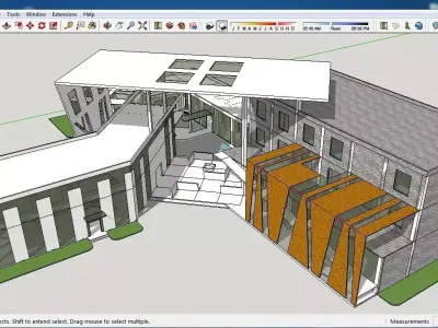 Sketchup Cultral Center E7 3D model