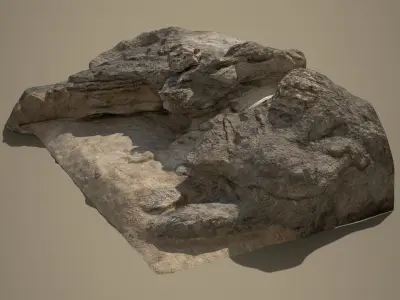 Rocky Beach PBR 3D model