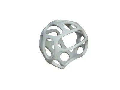 SciFi Cube Object No 21398 Low Poly Shape Texture