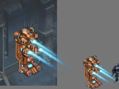 Wall Fortress - Electric Shock 04 3D model