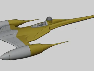 N1 Star Fighter  3D print model