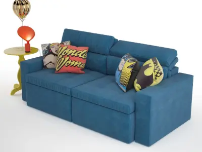 Pop set sofa 3D model