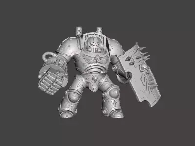 Elite Dread Commander Gothic Heavy Plate Warrior   3D print model